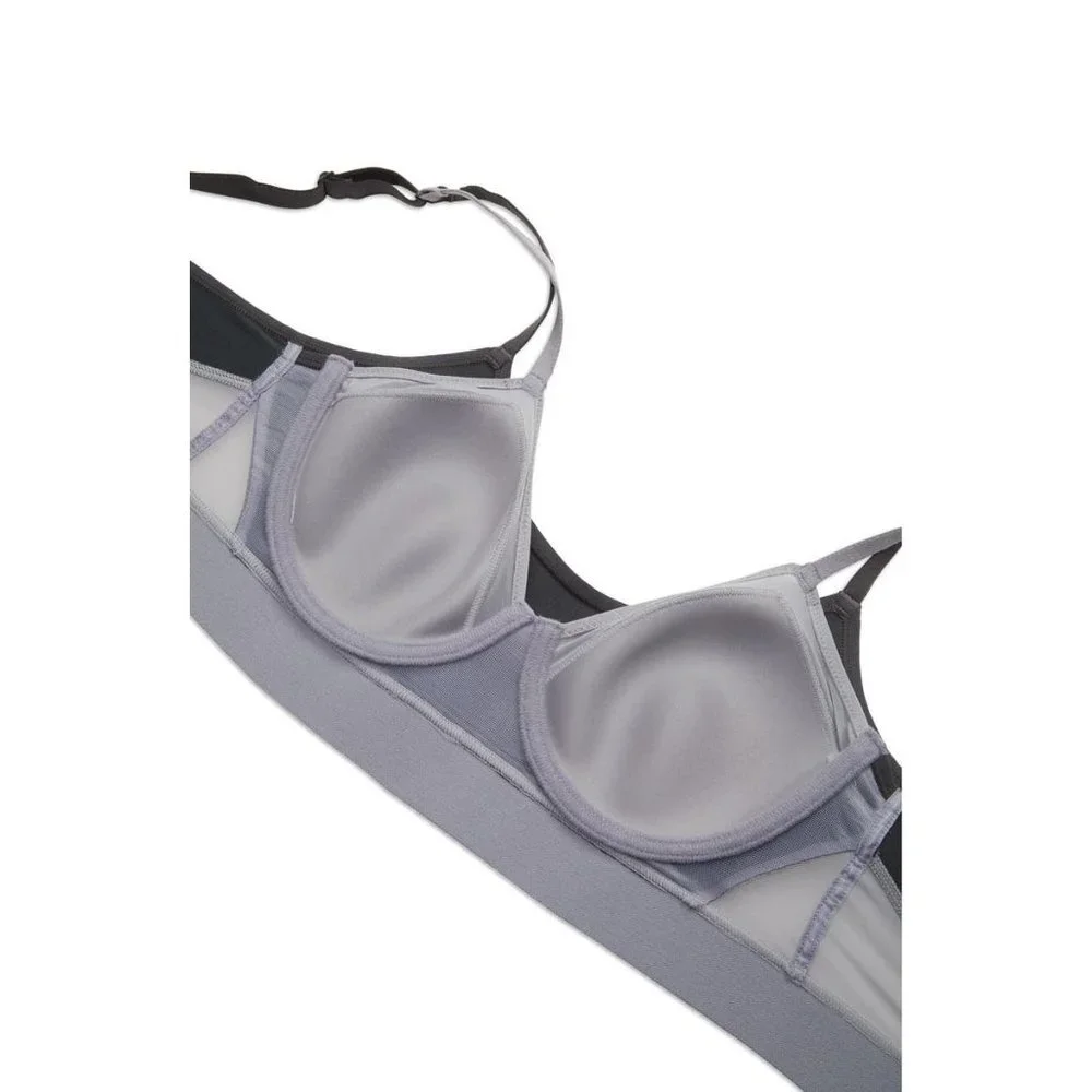 NATORI Gravity Contour High Impact Underwire Sports Bra Black & Gray 34B #752201 - Picture 6 of 11